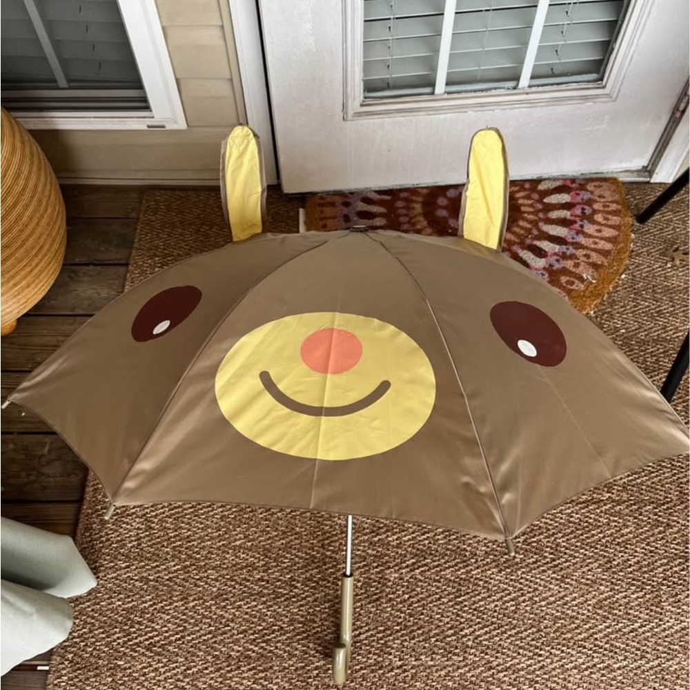 Cute Bear Face Umbrella